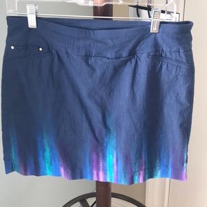 Attune Navy Skorts 10 stretchy 32 inch waist